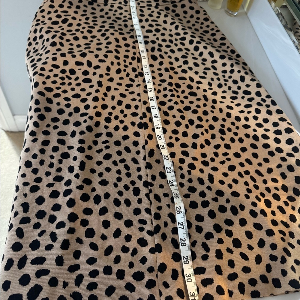 Ann Taylor Leopard Print Skirt - Picture 6 of 8
